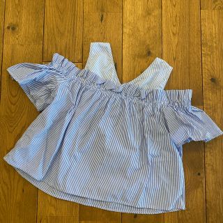 ザラキッズ(ZARA KIDS)のZARA KIDS 半袖　ブラウス　女の子　100〜110cm(Tシャツ/カットソー)