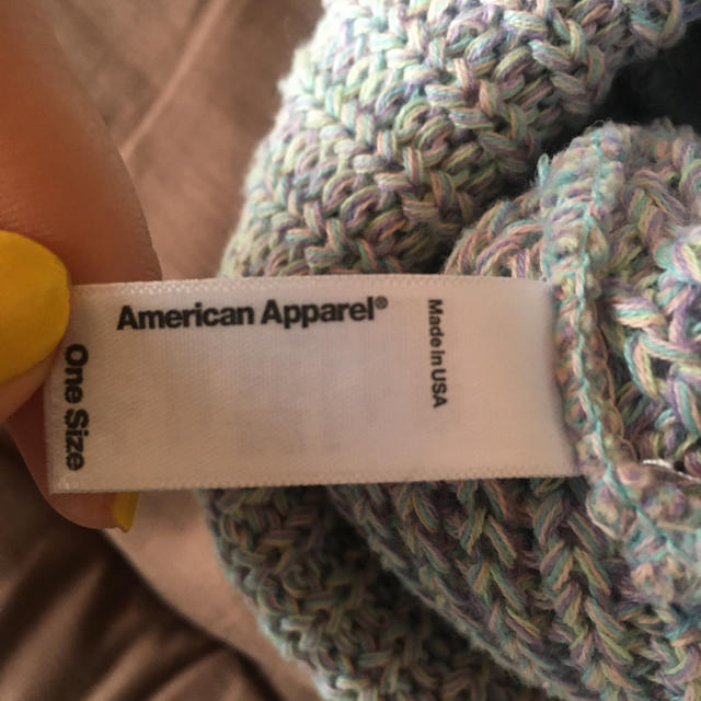 American Apparel(アメリカンアパレル)のアメアパ　ニットキャップ レディースの帽子(ニット帽/ビーニー)の商品写真