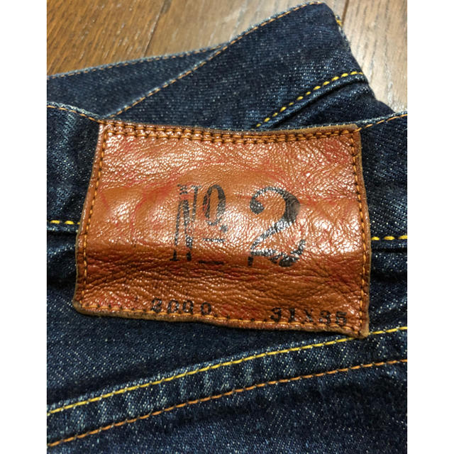 EVISU - evis no2 エビスジーンズ w31 虎耳 ビンテージの通販 by EVISU - evis no2 エビスジーンズ w31 虎耳 ビンテージの通販 by
