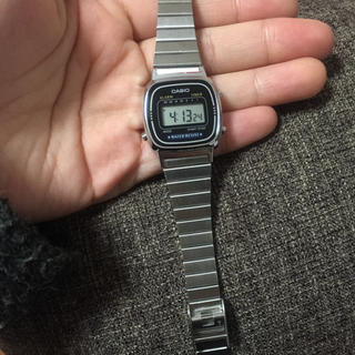 カシオ(CASIO)のCASIO腕時計 シルバー LA670W(腕時計)