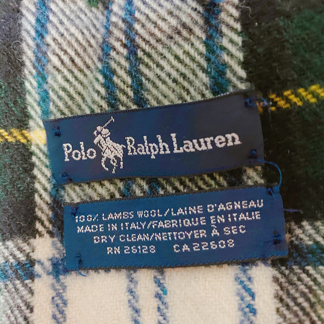 POLO RALPH LAUREN(ポロラルフローレン)のラルフローレン/マフラー　ウール100% メンズのファッション小物(マフラー)の商品写真