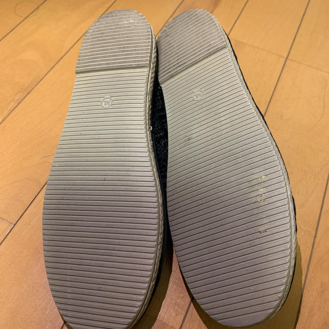GU(ジーユー)のGU サンダル　フラットシューズ　黒 レディースの靴/シューズ(サンダル)の商品写真
