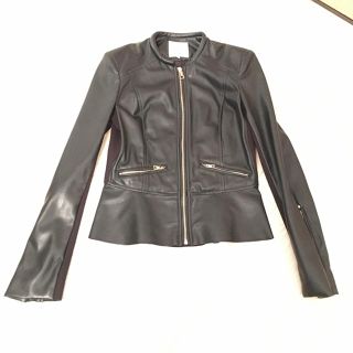 ザラ(ZARA)のZARAペプラムライダース★(ライダースジャケット)