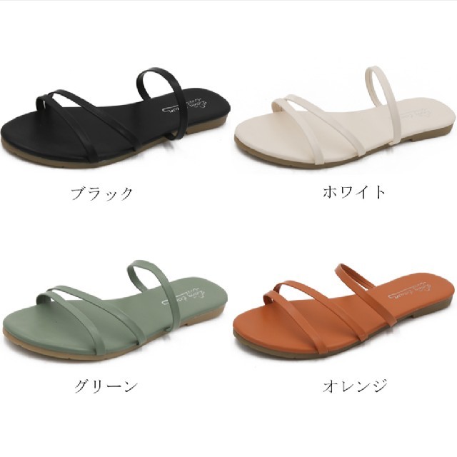 【erica shop様専用】ミュール/美脚ミュール（ブラック/22.5cm） レディースの靴/シューズ(ミュール)の商品写真