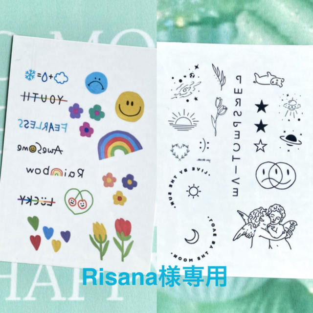 Risana様専用　タトゥーシール レディースのアクセサリー(その他)の商品写真