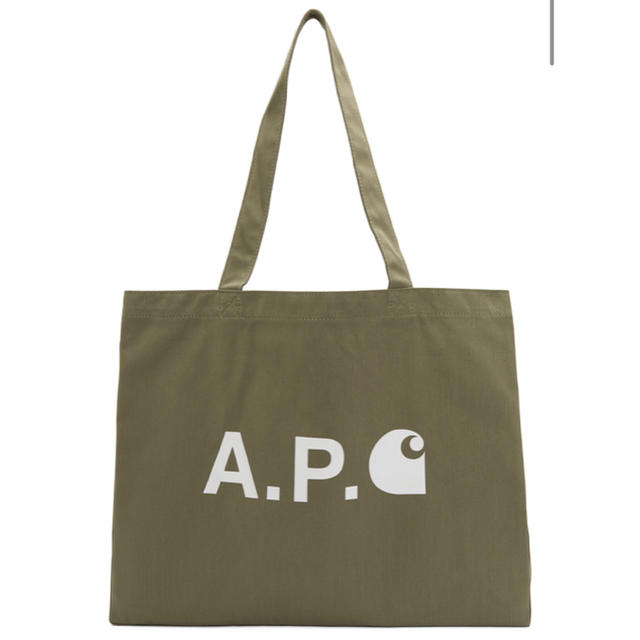 A.P.C(アーペーセー)の新品 アーペーセー A.P.C カーハート トートバッグ カーキ レディースのバッグ(トートバッグ)の商品写真