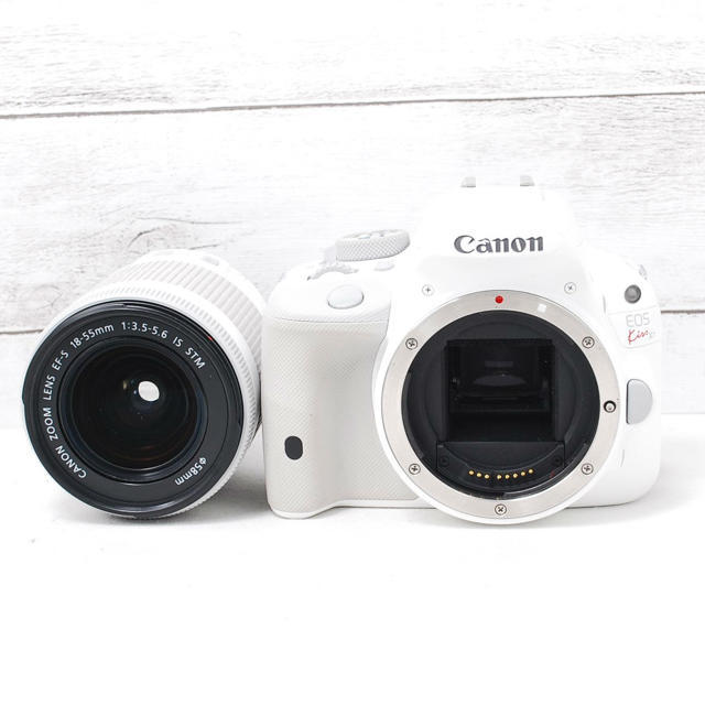 Canon(キヤノン)の❤️人気ホワイト❤️Wi-FiSD付き❤️Canon kiss X7 スマホ/家電/カメラのカメラ(デジタル一眼)の商品写真