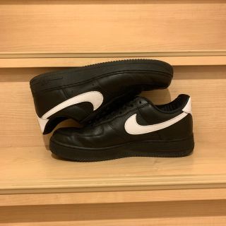 ナイキ(NIKE)のエアフォース1 レトロ QS ブラック ホワイト 29(スニーカー)