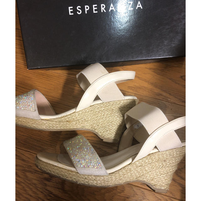 ESPERANZA(エスペランサ)のエスペランサ　ビジューサンダル レディースの靴/シューズ(サンダル)の商品写真