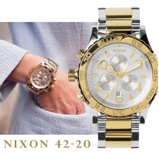 ニクソン(NIXON)のNIXON【THE 42-20 CHRONO】ニクソン腕時計クロノグラフ★美品★(腕時計(アナログ))