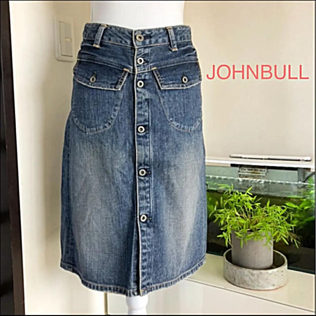 JOHNBULL(ジョンブル)のJOHNBULL☆デニム スカート☆可愛い♪(*´꒳`*) レディースのスカート(ひざ丈スカート)の商品写真