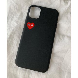 コムデギャルソン(COMME des GARCONS)のギャルソン　♡ iPhoneケース　iPhone１１ 黒　ハート(iPhoneケース)