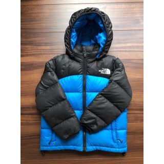 ザノースフェイス(THE NORTH FACE)のザノースフェイス  キッズ　アコンカグア　ダウンジャケット　110cm ブルー(ジャケット/上着)