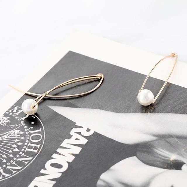 agete - ◇インポートピアス◇大人気再入荷◇パールフックピアス◇新垣