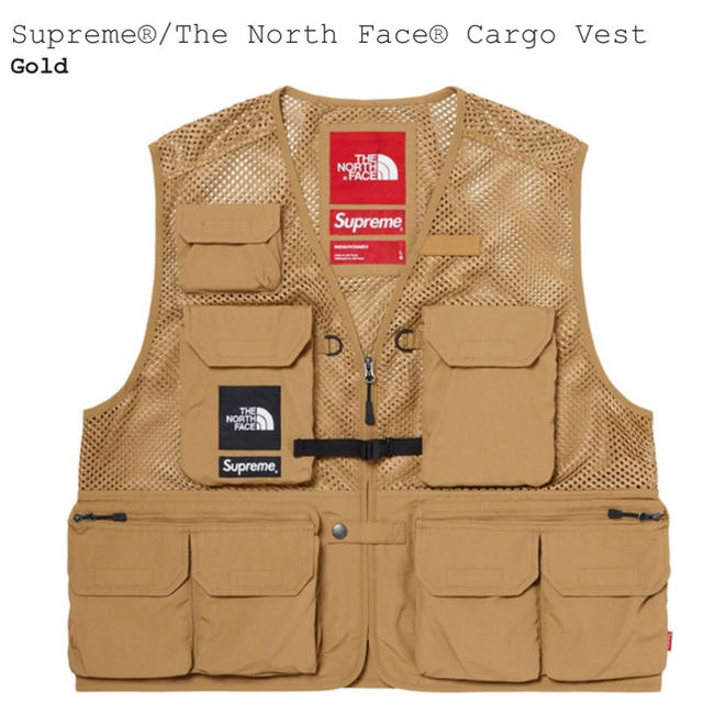 Supreme The North Face Cargo Vest GOLD