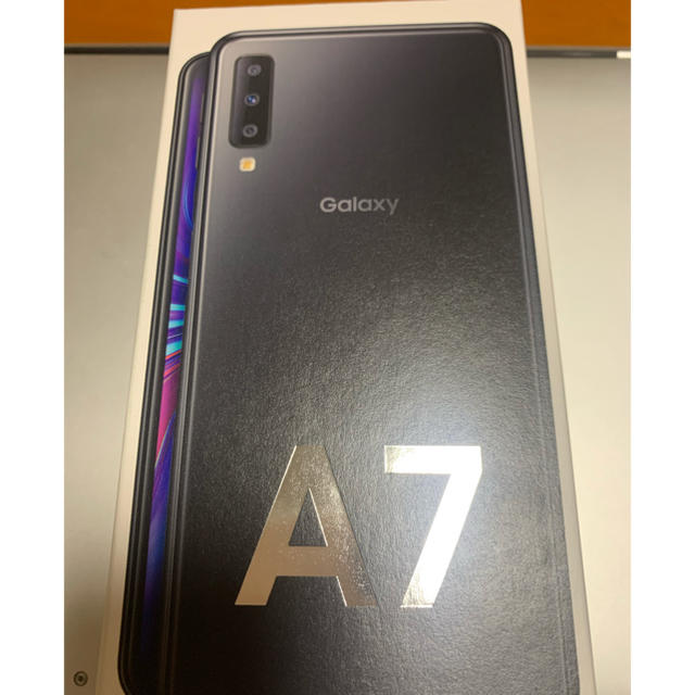 Galaxy A7 ブラック　64GB simフリー・モバイル【ほぼ新品】