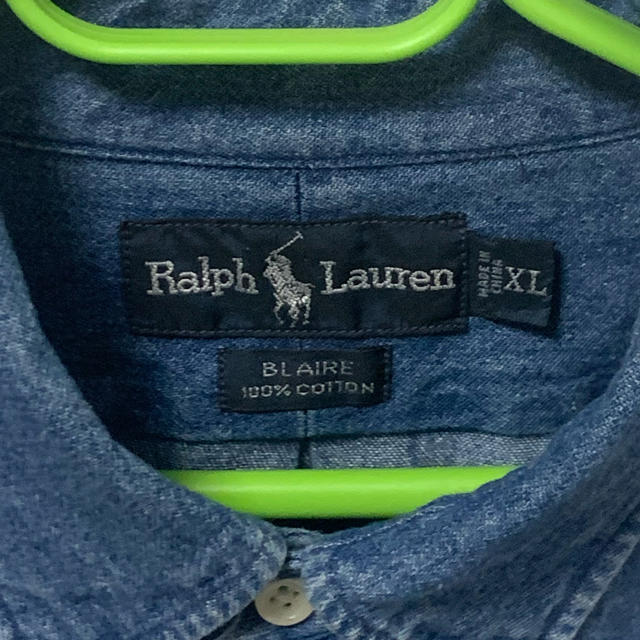 POLO RALPH LAUREN(ポロラルフローレン)のラルフローレン デニムシャツ　美品 メンズのトップス(シャツ)の商品写真
