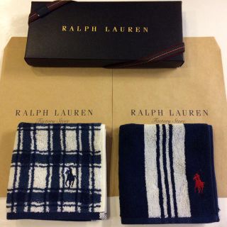 ラルフローレン(Ralph Lauren)のセール♪ギフト♡ラルフ タオルハンカチ(ハンカチ/ポケットチーフ)