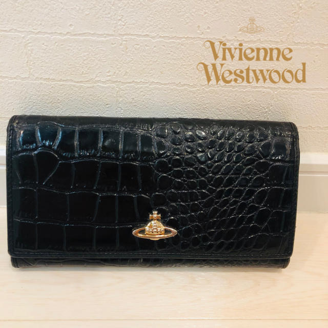 Vivienne Westwood(ヴィヴィアンウエストウッド)のVivienneWestwood ヴィヴィアンウエストウッド　長財布　ブラック レディースのファッション小物(財布)の商品写真