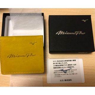 ミズノ(MIZUNO)の革　コインケース　ミズノプロ　mizuno pro(コインケース/小銭入れ)