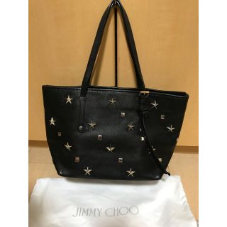 ジミーチュウ(JIMMY CHOO)のJIMMYCHOOジミーチュウ★サシャ★スタースタッズレザートートバック(トートバッグ)