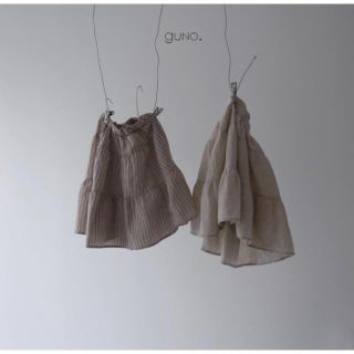 美品☆guno ティアードスカート(スカート)