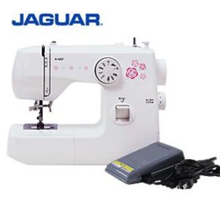 ジャガー(Jaguar)の【薔薇柄】ジャガー　電動ミシン　N400bF（バラ柄、フットコン付き）(その他)