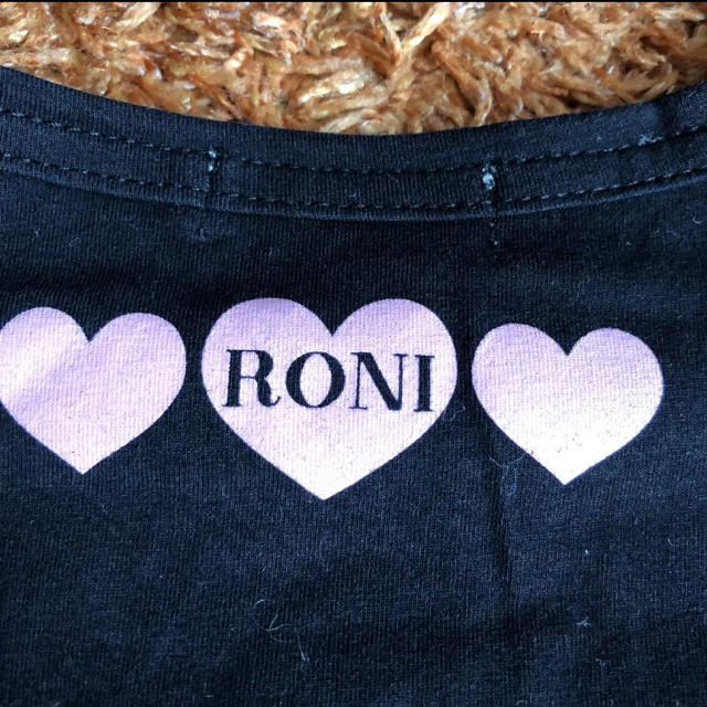 RONI(ロニィ)のRONI Tシャツ 黒　美品！ キッズ/ベビー/マタニティのキッズ服女の子用(90cm~)(Tシャツ/カットソー)の商品写真