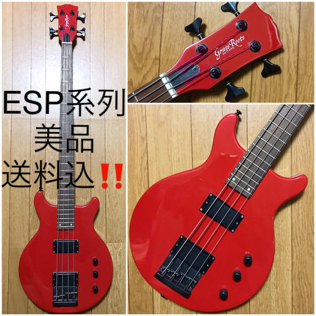 ESP系グラスルーツ送料込¥定価5万5千円程ベースギター美品BASS Jモデル