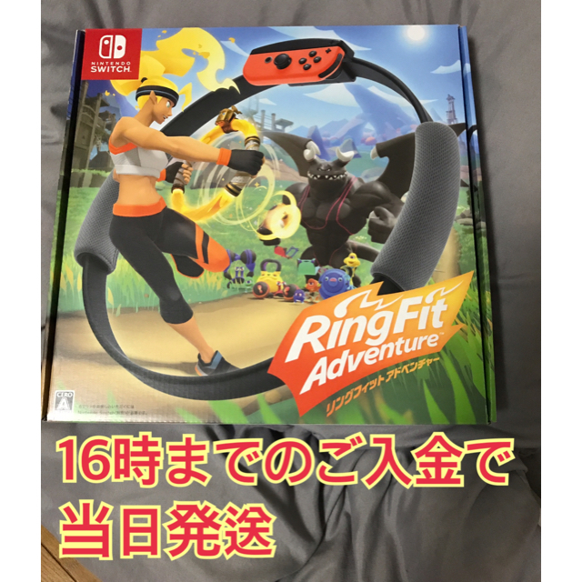 任天堂(ニンテンドウ)のリングフィット アドベンチャー Switch エンタメ/ホビーのゲームソフト/ゲーム機本体(家庭用ゲームソフト)の商品写真