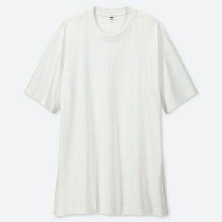 ユニクロ(UNIQLO)のユニクロ オーバーサイズチュニック 白(Tシャツ(半袖/袖なし))