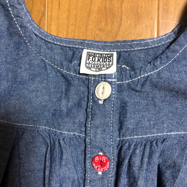 F.O.KIDS(エフオーキッズ)のワンピース　F.O.KIDS 130センチ　可愛い　オシャレ キッズ/ベビー/マタニティのキッズ服女の子用(90cm~)(ワンピース)の商品写真