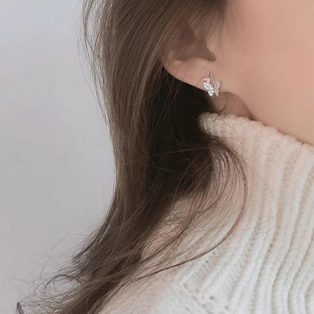 STAR JEWELRY(スタージュエリー)のmicro pave butterflies pierce ◯s925 post レディースのアクセサリー(ピアス)の商品写真