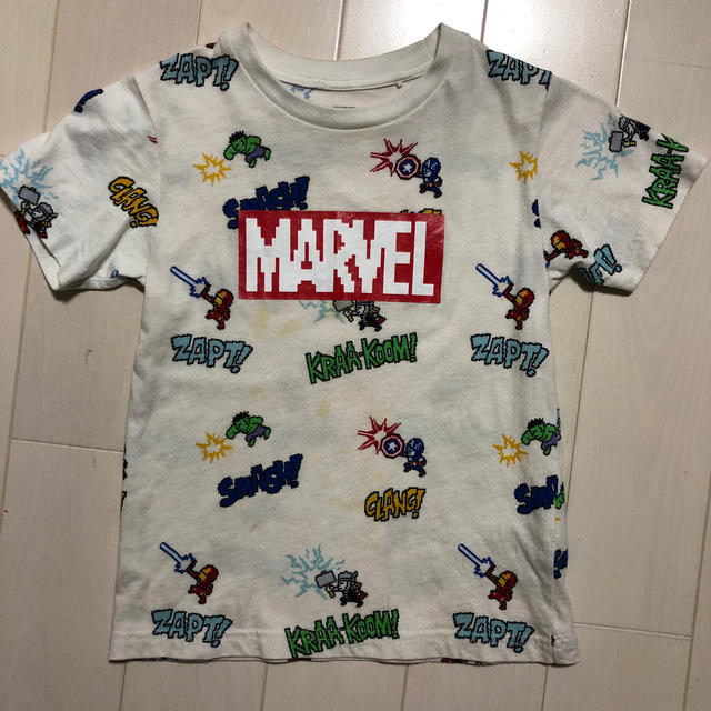 UNIQLO(ユニクロ)のユニクロ MARVEL 半袖Ｔシャツ 110 キッズ/ベビー/マタニティのキッズ服男の子用(90cm~)(Tシャツ/カットソー)の商品写真