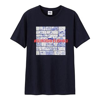 ジーユー(GU)の【新品】ドラえもん　50周年記念　Tシャツ　コミックT ブラック(Tシャツ/カットソー(半袖/袖なし))