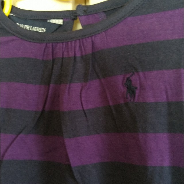 POLO RALPH LAUREN(ポロラルフローレン)の新品！ラルフローレンボーダー チュニック カットソー24M キッズ/ベビー/マタニティのベビー服(~85cm)(Ｔシャツ)の商品写真