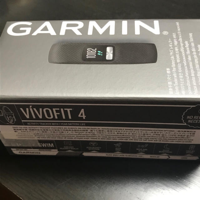 GARMIN(ガーミン)のGARMIN vivofit4 スポーツ/アウトドアのトレーニング/エクササイズ(トレーニング用品)の商品写真