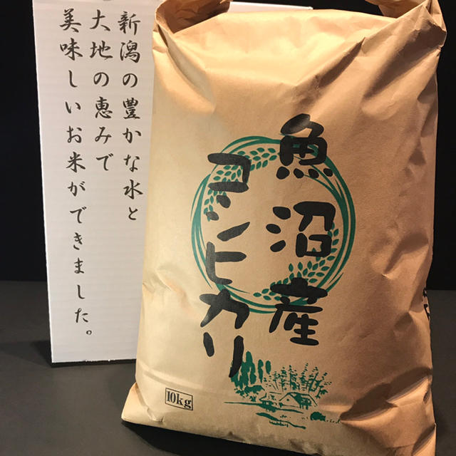 2019年産南魚沼市塩沢産コシヒカリ　１０キロ 食品/飲料/酒の食品(米/穀物)の商品写真