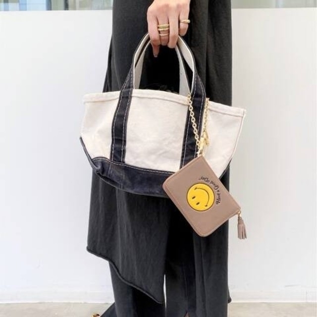 L'Appartement DEUXIEME CLASSE(アパルトモンドゥーズィエムクラス)のアパルトモンL.L.Bean Canvas tote bag mini ブラック レディースのバッグ(トートバッグ)の商品写真