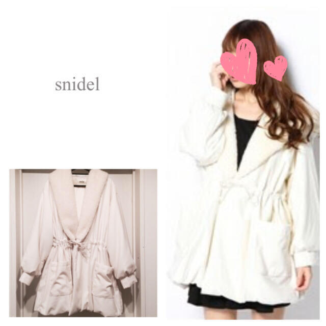 SNIDEL(スナイデル)の୨୧スナイデル❤︎ボアモッズコート୨୧ レディースのジャケット/アウター(モッズコート)の商品写真