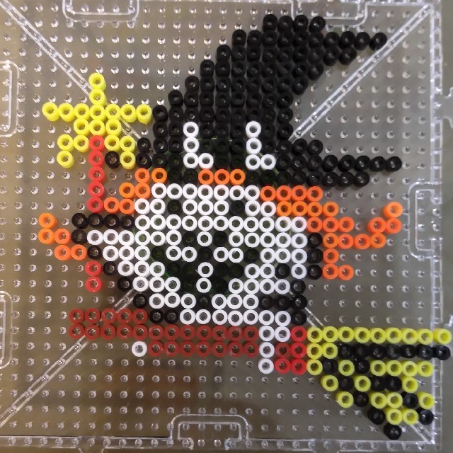 ネコ魔女 にゃんこ大戦争 アイロンビーズ ハンドメイドのハンドメイド その他(その他)の商品写真