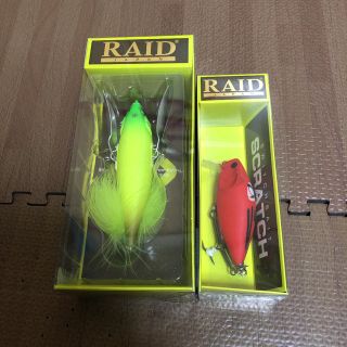 ナイトロウ（ナイトレイド）(nitrow(nitraid))の新品 レイドジャパン ダッジ スクラッチ 2個セット RAID JAPAN 金森(ルアー用品)