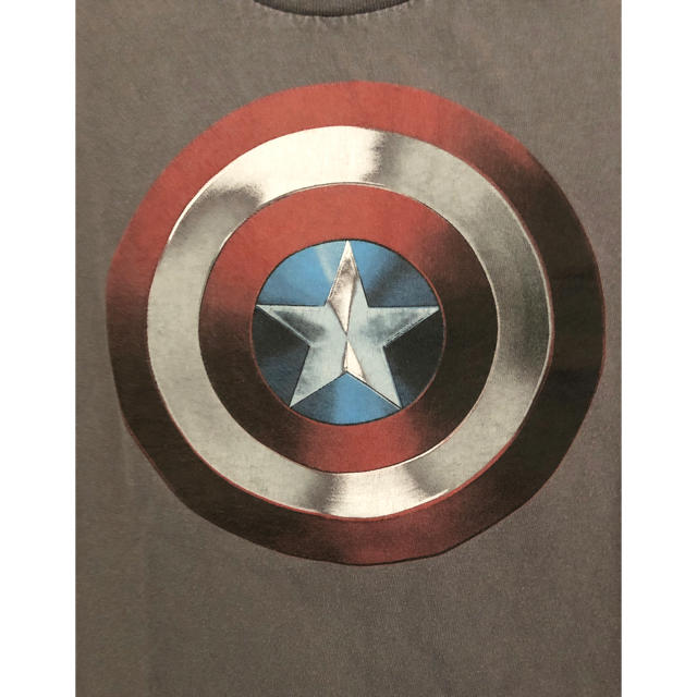 MARVEL(マーベル)のUSA古着Tシャツ Sサイズ　[CAPTAIN・AMERICA]《送料込み》 レディースのトップス(Tシャツ(半袖/袖なし))の商品写真