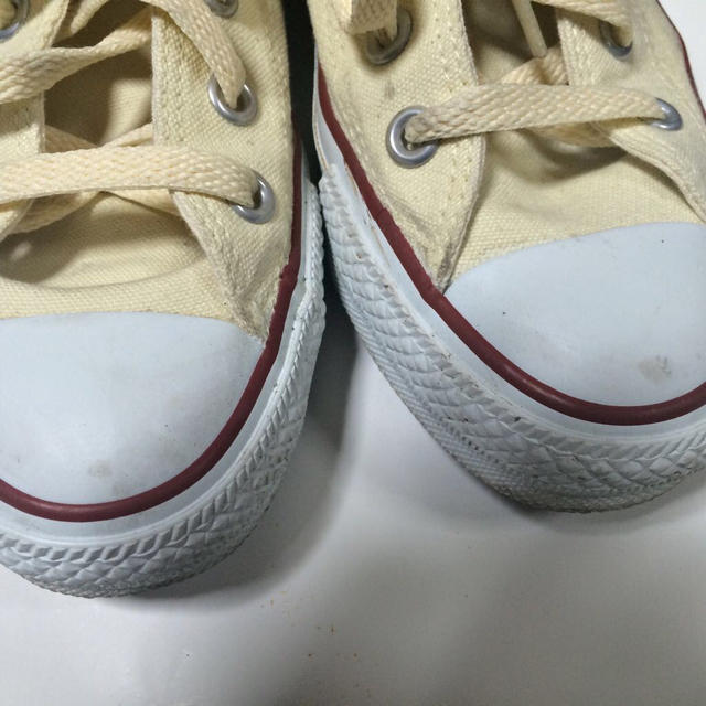 CONVERSE(コンバース)のコンバース クリーム色 ハイカット レディースの靴/シューズ(スニーカー)の商品写真