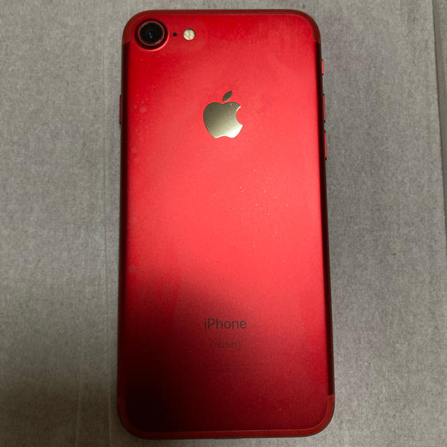 iPhone7 128GB Red 本体 docomo端末　ホームボタン難あり