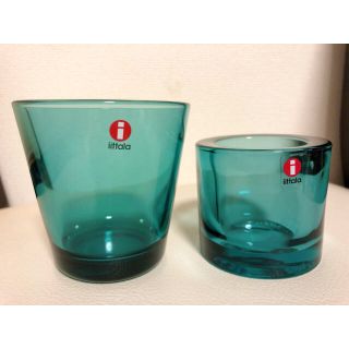 イッタラ(iittala)のiittala イッタラ KIVI 、Kartio シーブルーセット(グラス/カップ)