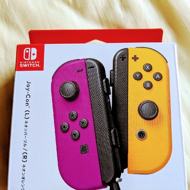 Nintendo Switch - Switch Joy-Conネオンパープル/ネオンオレンジ 任天堂スイッチの通販 by ポイポイ's
