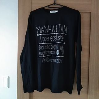 シマムラ(しまむら)のMANHATTANロンTシャツ　メンズ(Tシャツ/カットソー(七分/長袖))