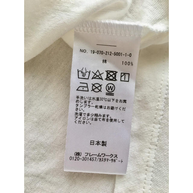 Spick & Span(スピックアンドスパン)の【完売品】2019SS スピックアンドスパン プリントTシャツ ロゴ 白 レディースのトップス(Tシャツ(半袖/袖なし))の商品写真
