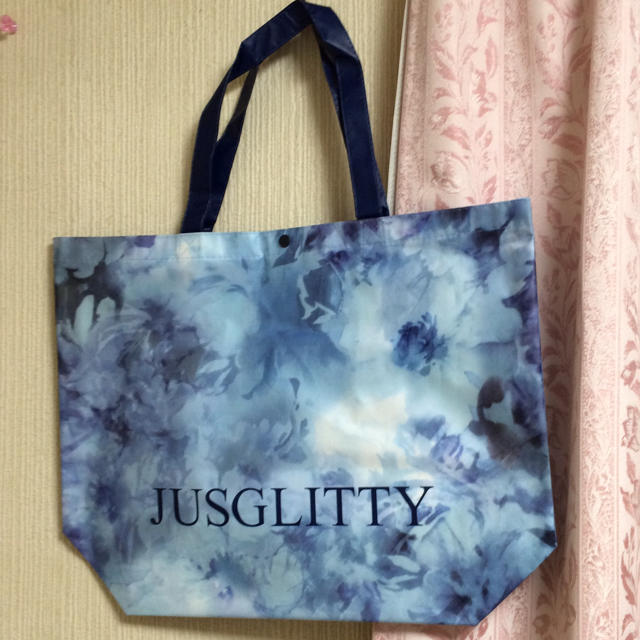 JUSGLITTY(ジャスグリッティー)のジャスグリッティー♡ショッパー2枚セット レディースのバッグ(ショップ袋)の商品写真